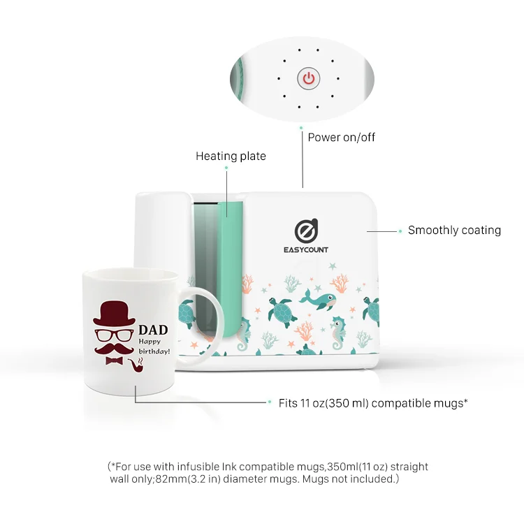 MHP1 Prior Digital Electric 11 oz Cricut Mug Sublimation Printing mug Heat Press Machine for cremic cup,bottle,mug printing