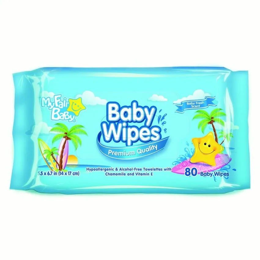 Oem Wholesale Free Sample Biodegradable Single Packing Water Soluble Nonwoven Unscented Baby Warmer Wet Wipes Tissue