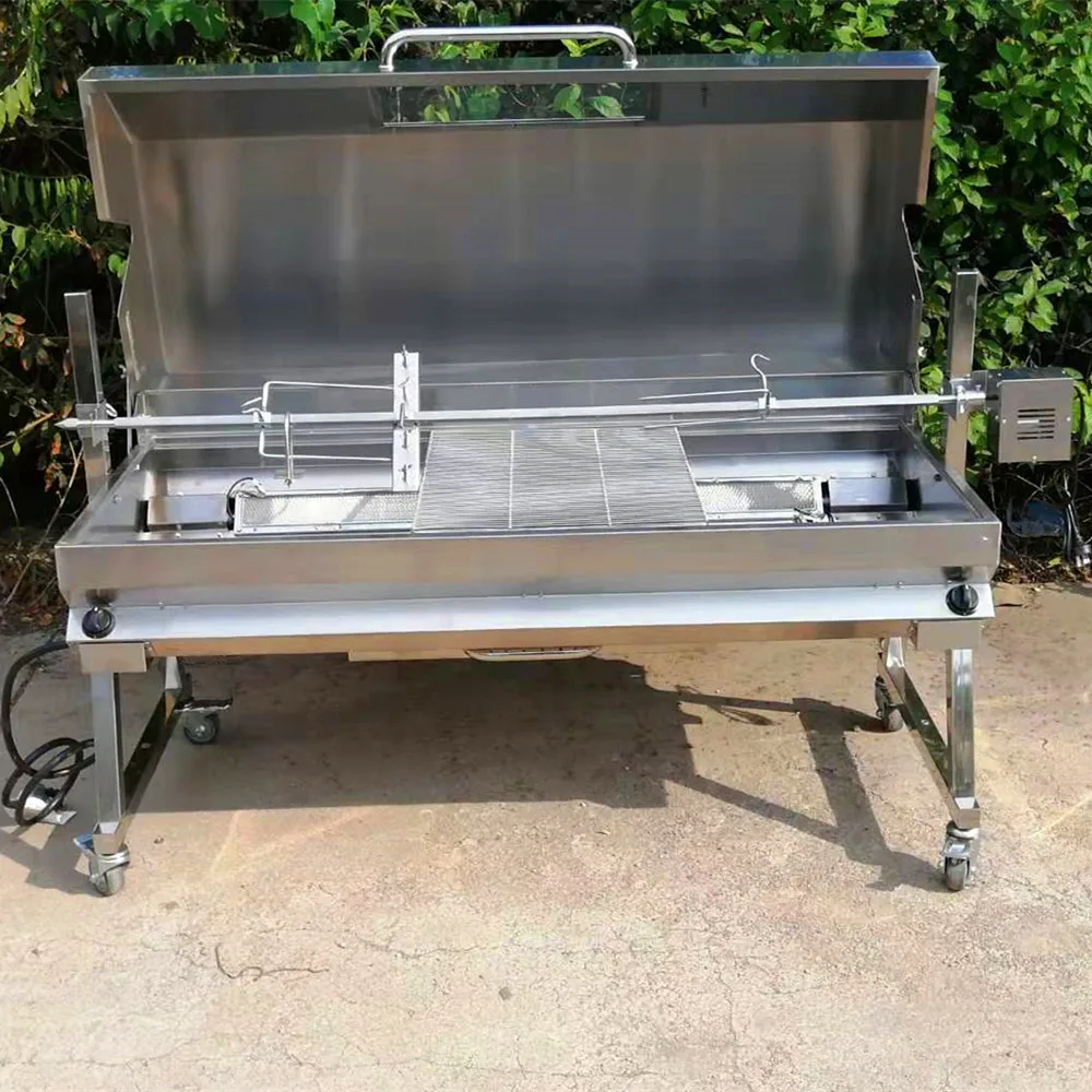 propane natural gas outdoor kitchen bbq griddle gas rotisserie roaster grill