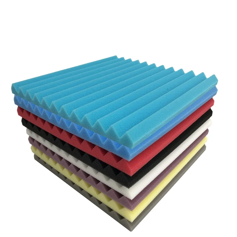 Anika Wholesale Red Acoustic Foam Panels Sound Insulation Sponge Wall for Studio and Hotel Applications