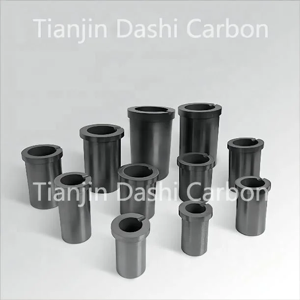 Factory Custom High density High pure Graphite Crucible for Gold Melting refining