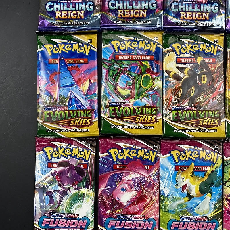 Открытки Poke-mon Sun & Moon Lost Thunder английская торговая карточная игра Эволюция бустер Коллекционные детские игрушки подарок 10 шт./упаковка