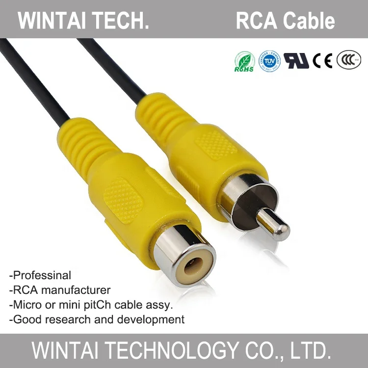 Wintai-tech China 3.5 to RCA Audio Cable Supplier 3.5 Audio Cable Factory RCA Audio Cable Manufacturer