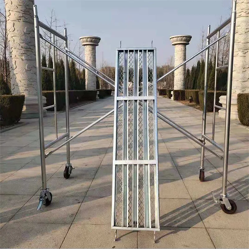 Construction material fame scaffolding electro galvanized layher facade scaffolding