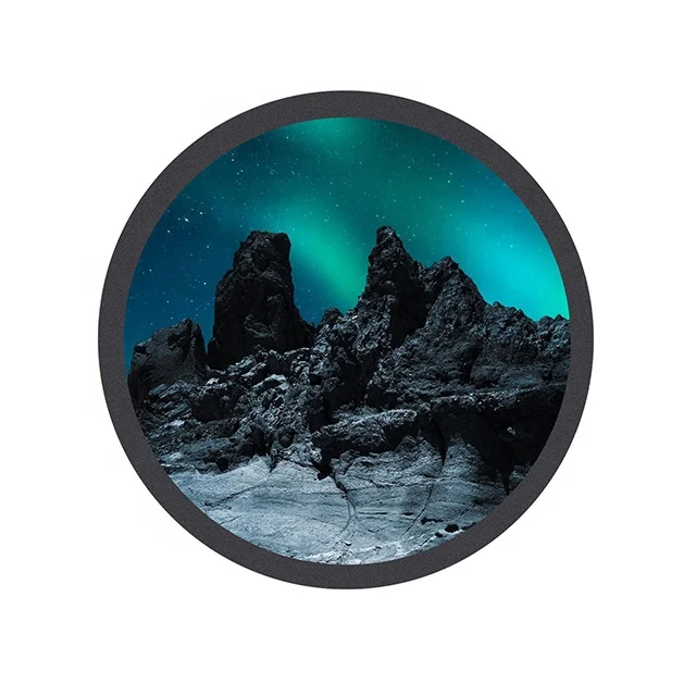 LeadingTouch New Design 23.6 inch 848*848 Circular LCD screen round lcd digital signage display for advertising round displays