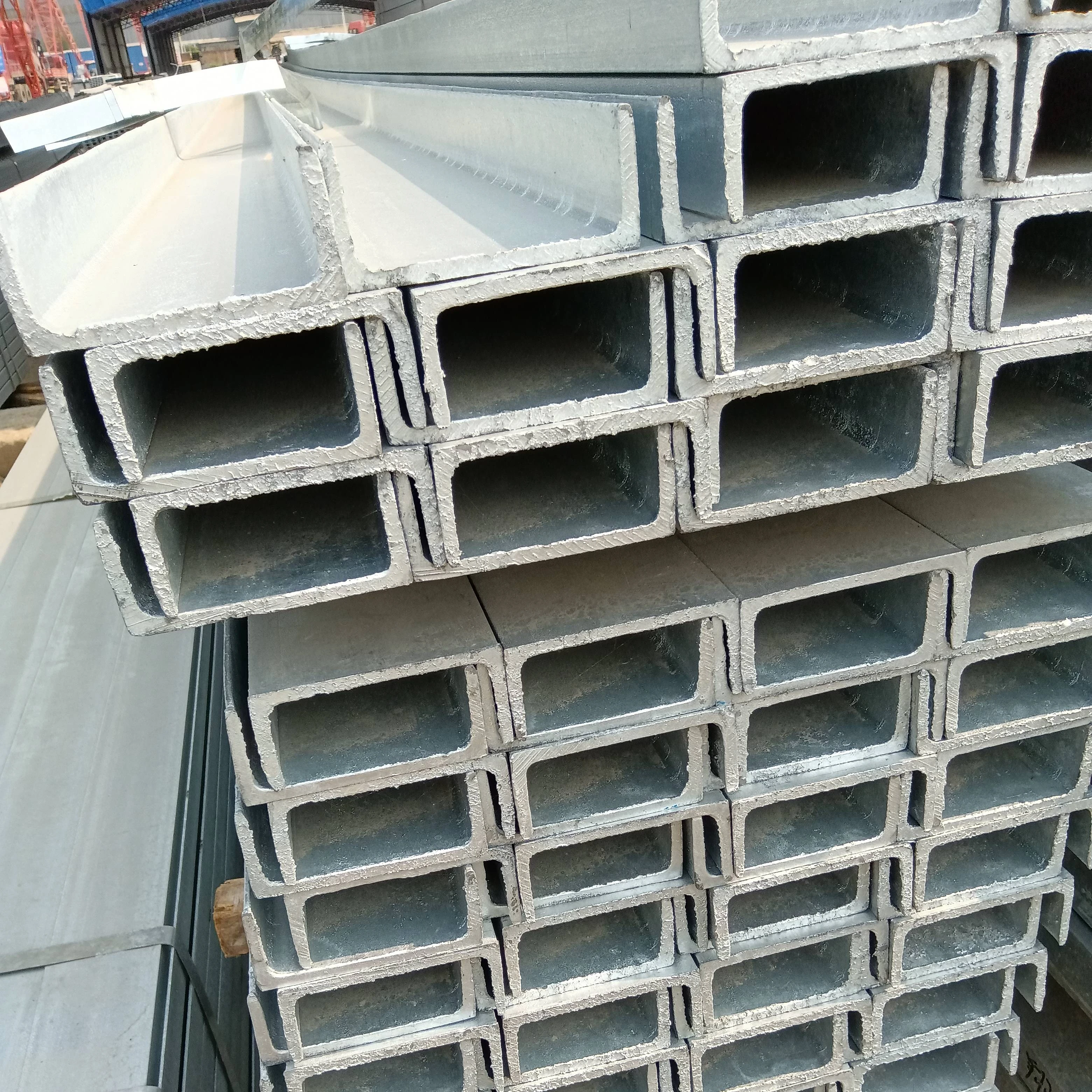 Factory Sales Galvanized Steel Structure Profile Steel Channel Hot Rolled U Shape Channel Steel