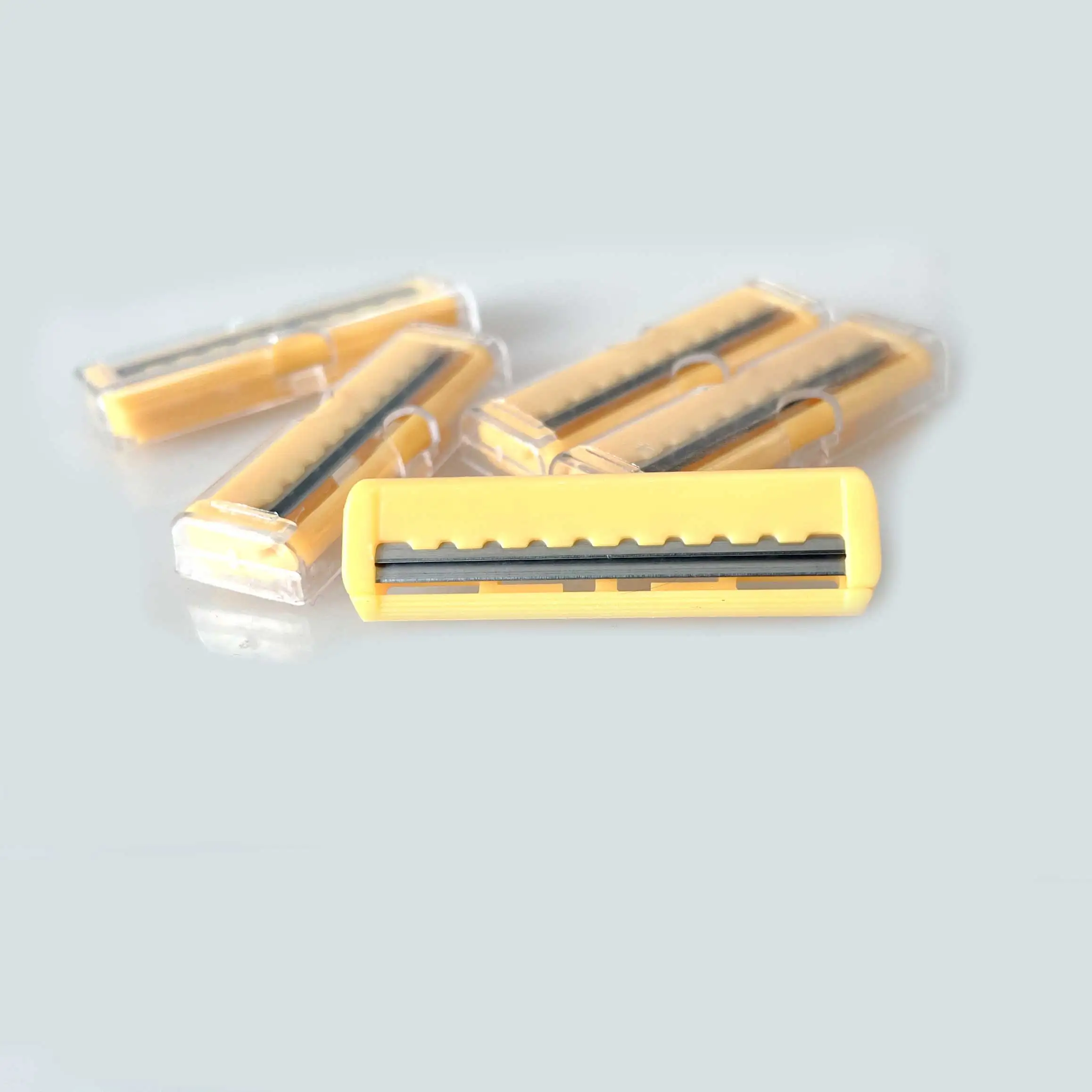 private label Super stainless steel twin blade razor head without/with lubricant
