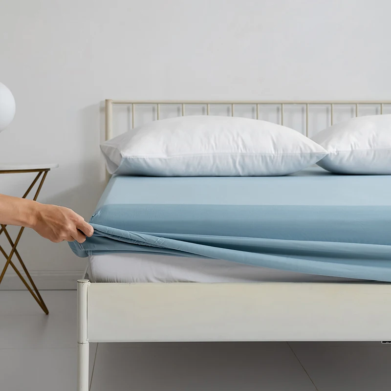 Wholesale Cheap Polyester Sheets Bed Sheet King Queen Size Bedsheets Bed Linen Fitted Sheet Pillowcases 3pcs Bedding Set