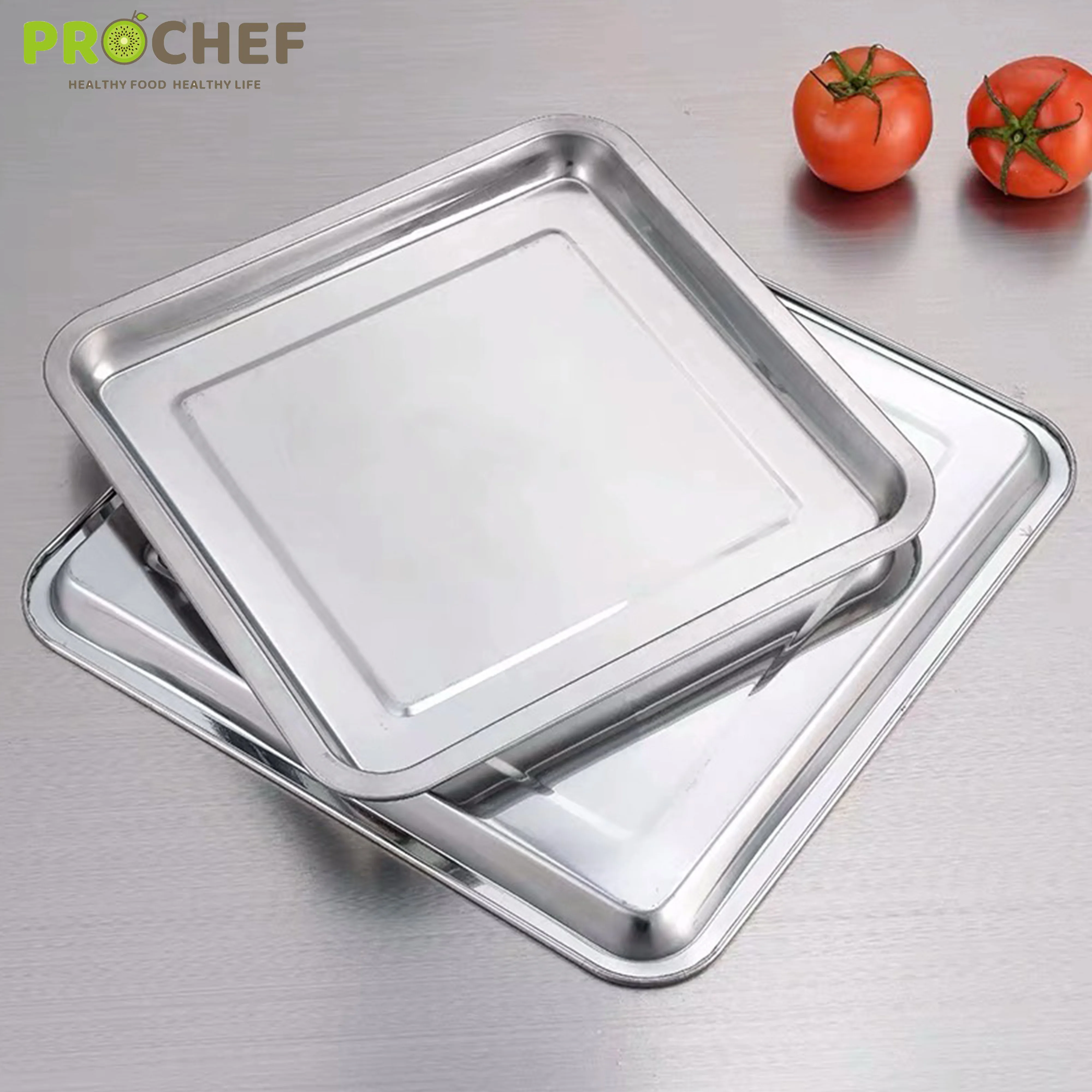 Cheap Large capacity stainless steel pan tray for dehydrator food drying 67*67CM
