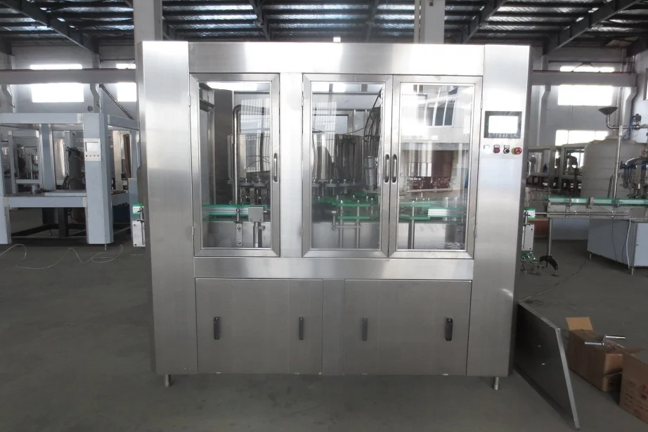 Gravity filling type full automatic aluminum plastic Can juice tin packing machine