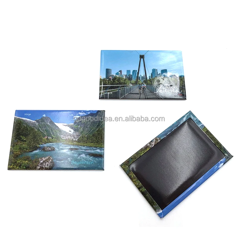 Tourist Monaco Tinplate Magnets Custom souvenirs Photo Fridge Magnets