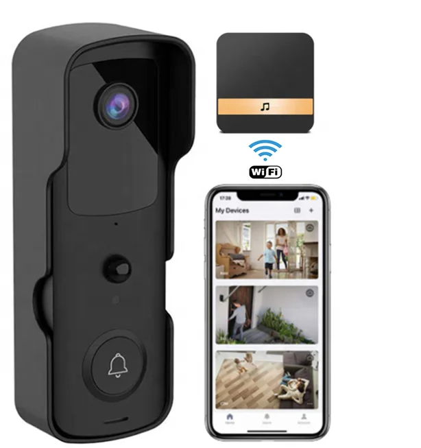 Ring Door Bell Income Phone Video Doorbell Smart Tuya WiFi Wireless Doorbell HD Ring Doorbell Camera
