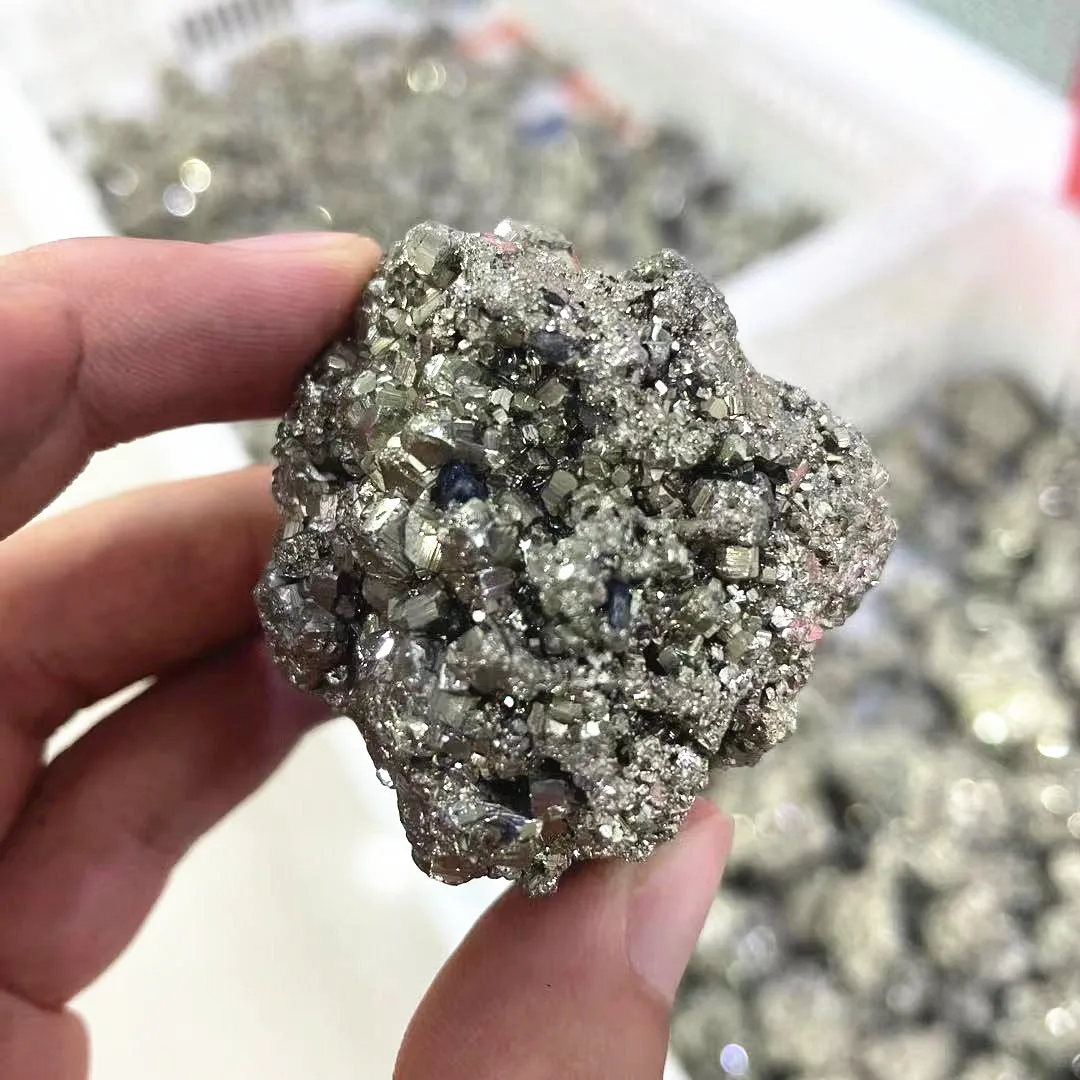 Hot Sale Pyrites Gifts Ore Specimen Natural Stone Pyrites cluster
