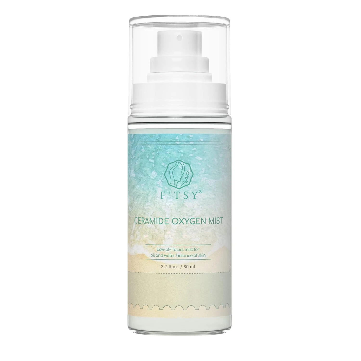 Ceramide Oxygen Face Mist Vegan Cruelty Free Antioxidants Hydrating Refreshing Soothing Facial Mist Spray
