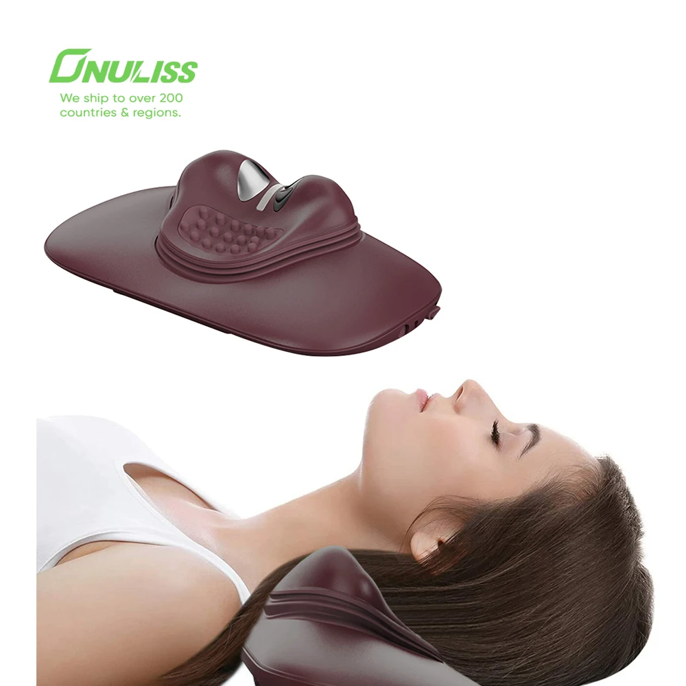 Portable Smart Cervical Traction Device Pillow with Heating Pad Neck Stretcher for Pain Relief Neck and Shoulder Massager