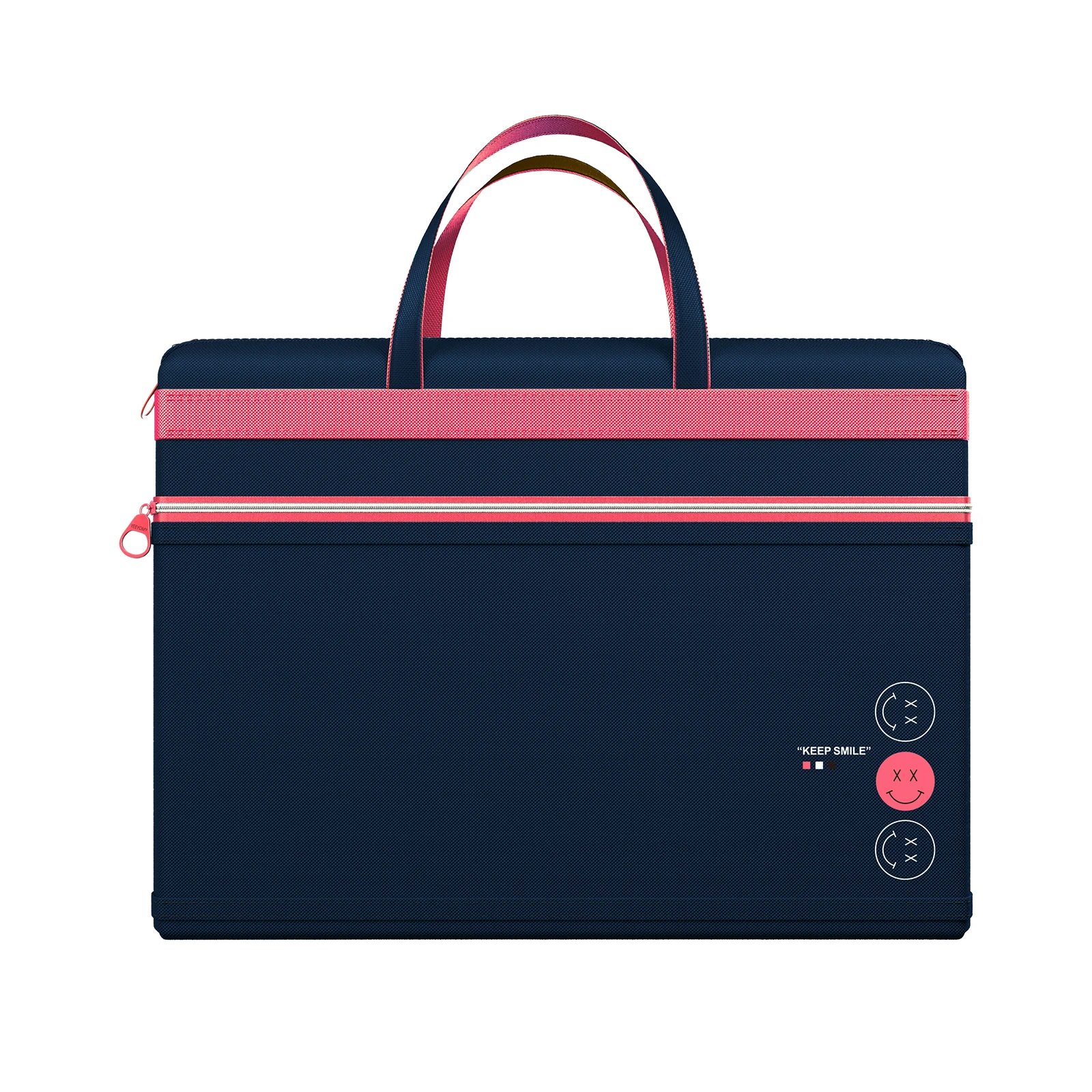 Waterproof Oxford Hand Bag Conference Business Briefcase Document Bag Zipper File Pouch Laptop Bag