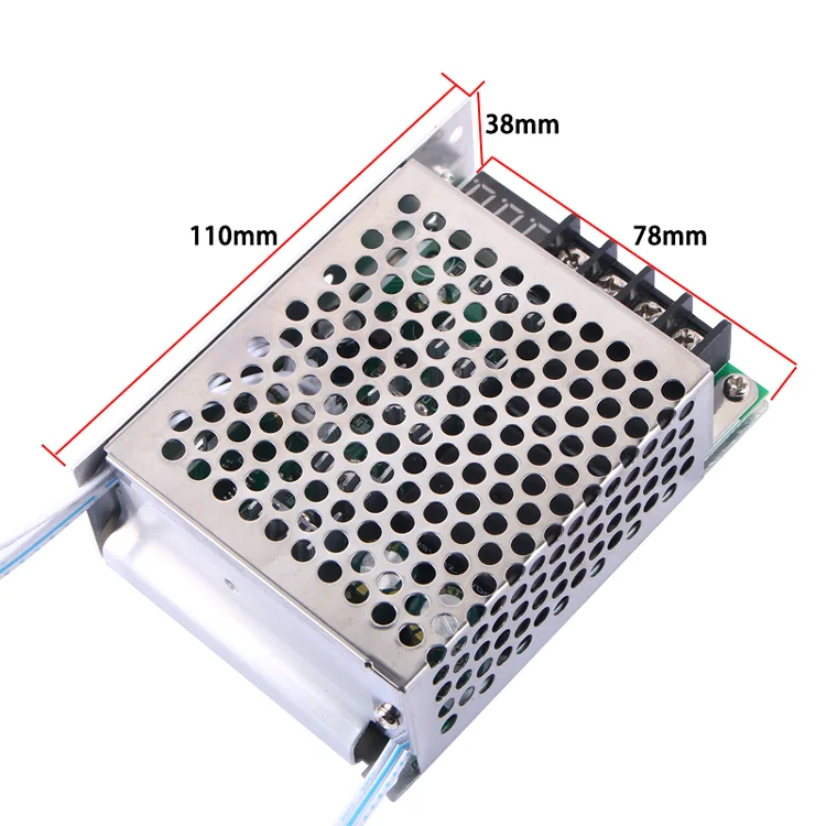 Регулятор скорости двигателя PWM DC 10-55V 60A регулятор CW CCW обратимый переключатель цифровой дисплей