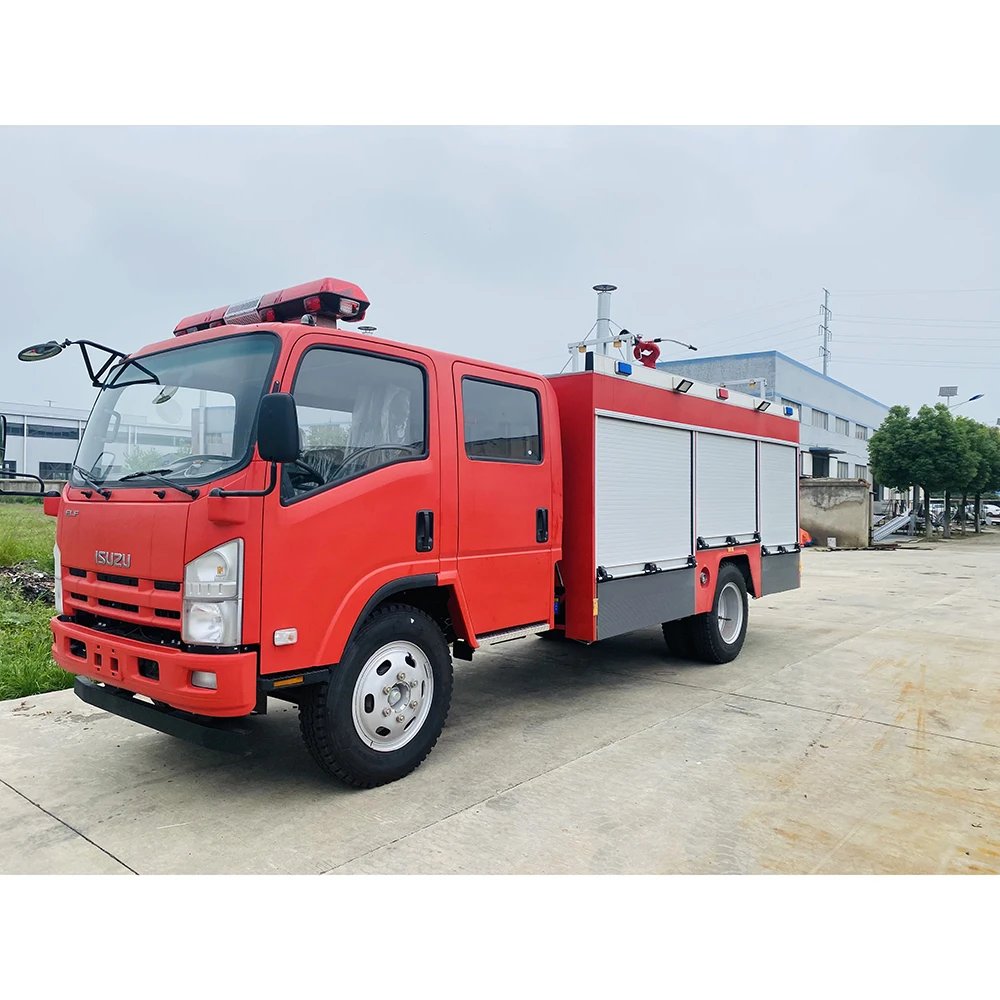 Japan Brand Luxury 3000l Water Jet Fire Engine Fighting Pump Truck
