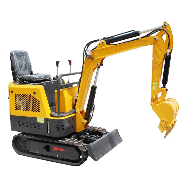 break hammer mini excavator 1 ton crawler digger EPA EURO 5 CE with canopy or roof