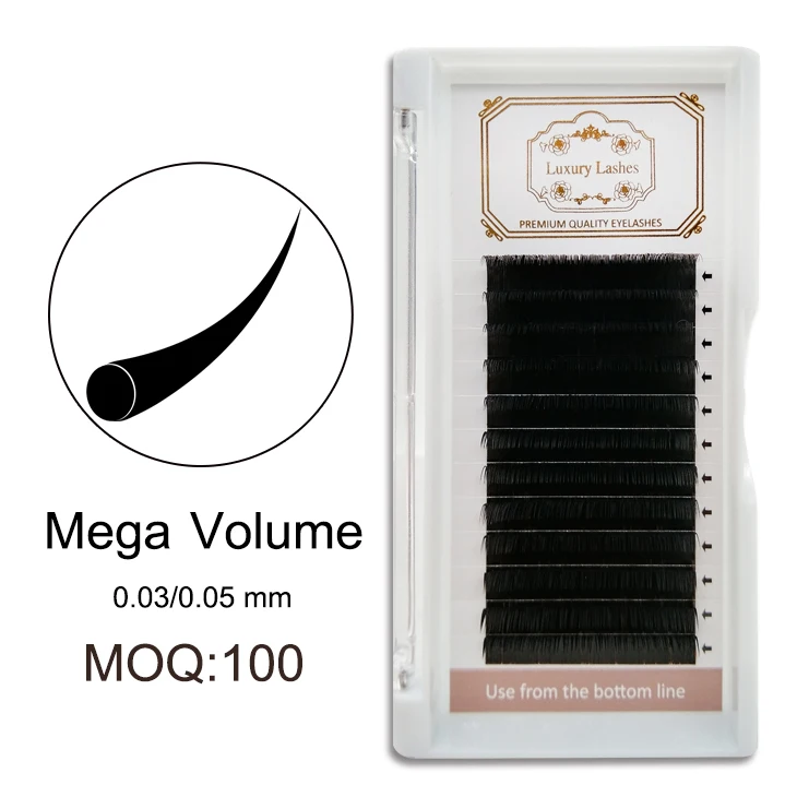 Kissme Bulk cashmere lash extension individual ellipse flat split tip eyelashes extension