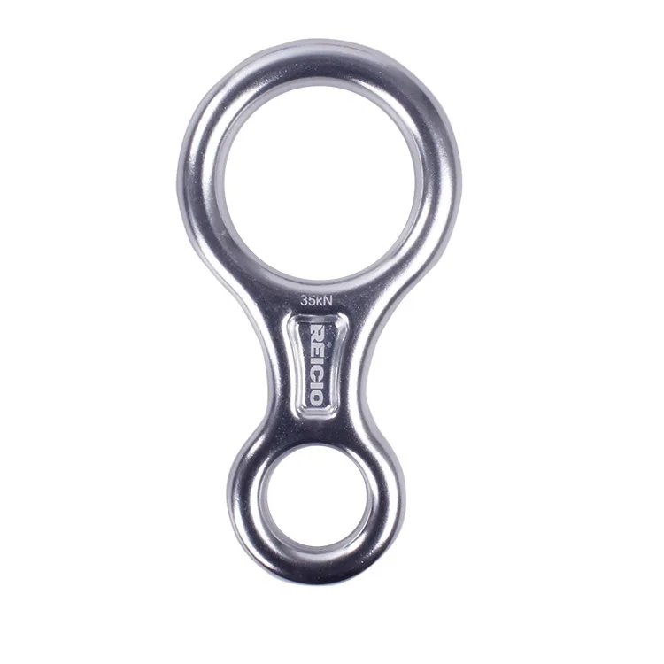Rescue Figure 8 Descender Climbing Gear Downhill Equipment Rigging Plate 7075 Aluminum Alloy 35kn Outdoor Climbing