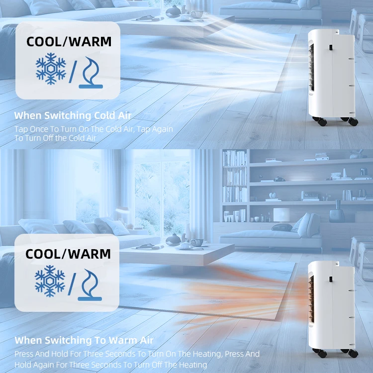 Wholesale energy-saving portable air conditioner indoor and outdoor evaporative min air cooler