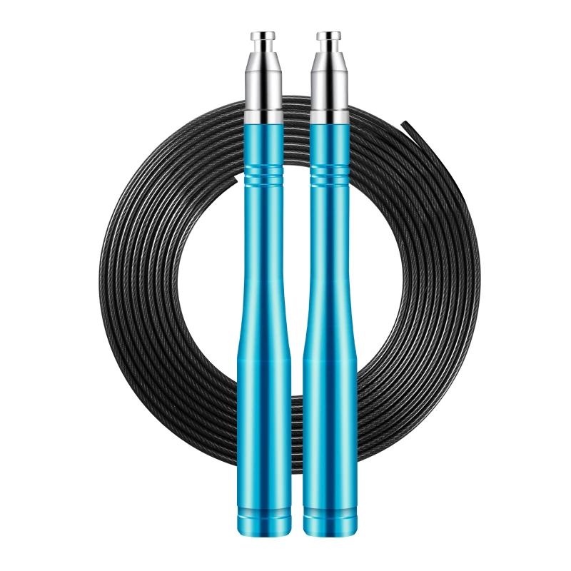 Wholesale adjustable Aluminium handle self locking skipping jump rope