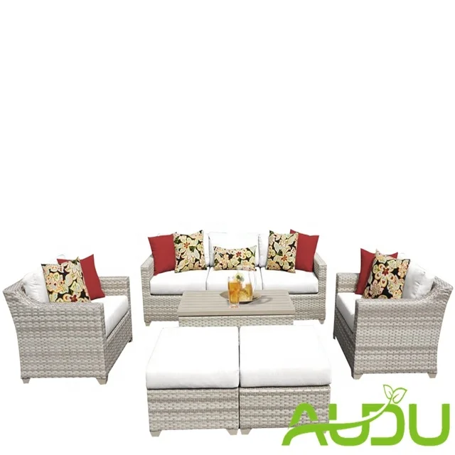 Hawaii popular high-end outdoor Island Resort Seaside relaxing chair table patio furniture in Holiday Village