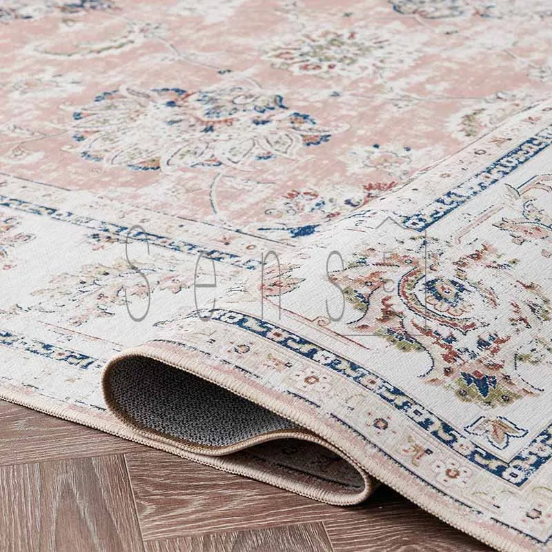Amazon Hot Sale Print On  Non-Slip Floor Mat Rustic Carpets Non Woven Custom Chenille Rugs With Logo Bulk