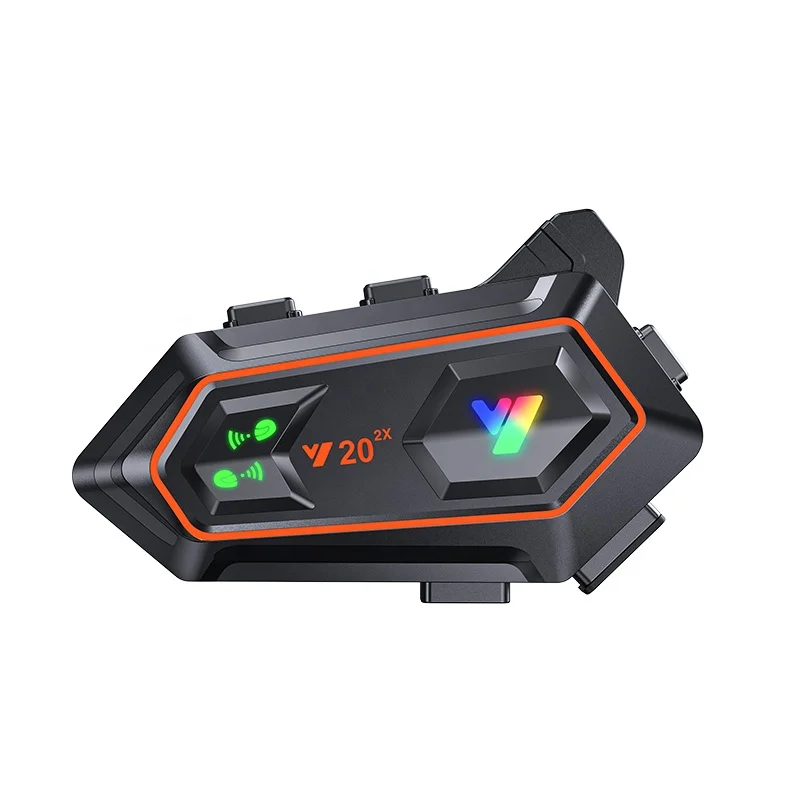 Fast Pairing Y20-2X Wide Call Range Long Standby Volume Adjustable Referee use 2 Person Headset Intercom