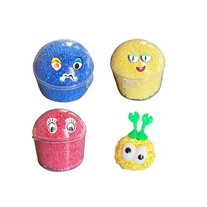 
Kids educational toy non dry playing foam balls Non toxic foam modeling clay 