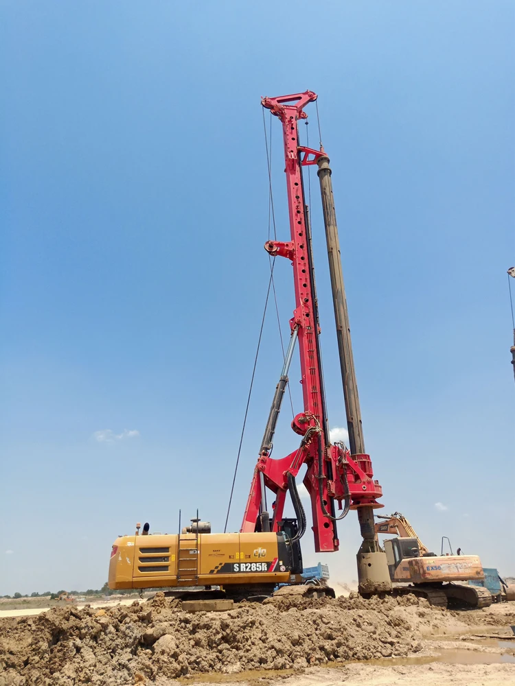 SANY 150KN Torque Drilling Machine Sr155c SR185-C10 SR215-C10 Rotary Drilling Rig