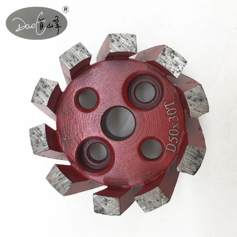 Daofeng CNC Dish Pattern Profiling Wheel for Granite Marble Aluminum Diamond Abrasive Grinding Wheel with Metal Bonding Agent