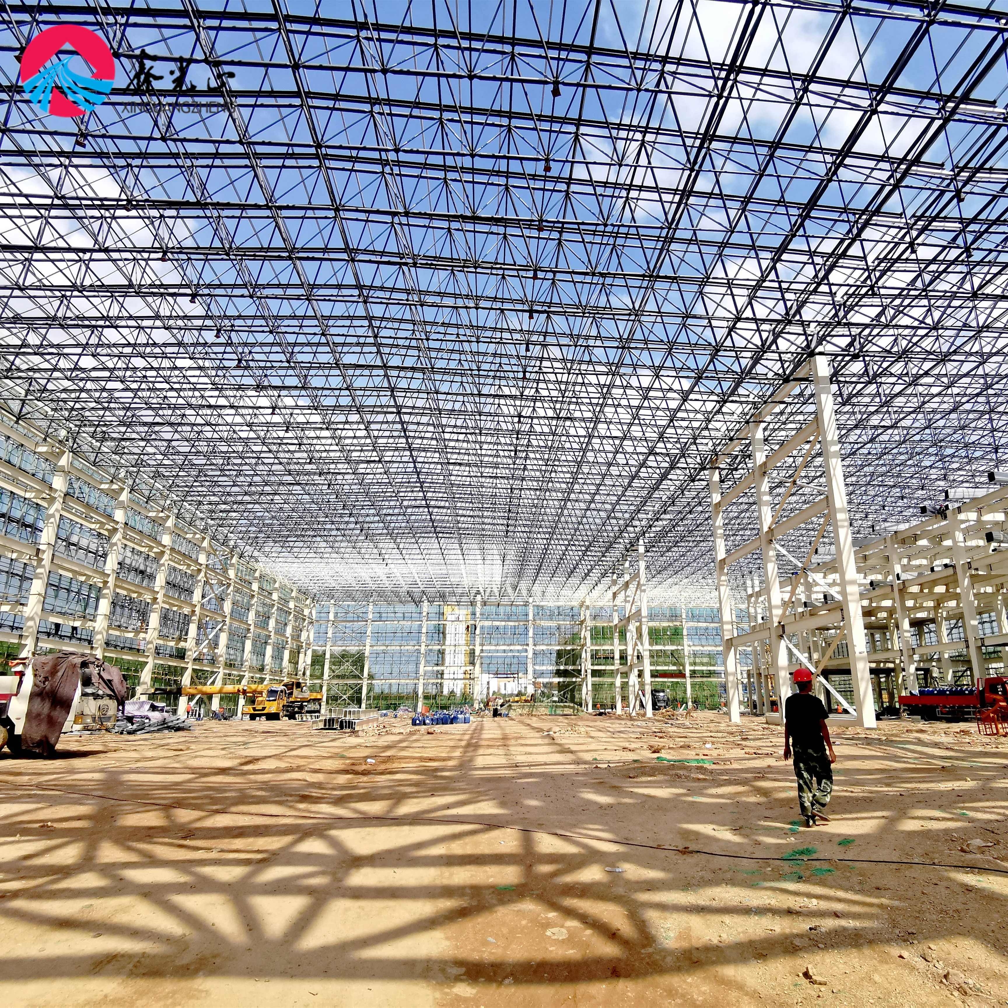 Prefabricated Construction Industrial Metal Materials  Workshop Shed Plant Steel Structure Building Warehouse