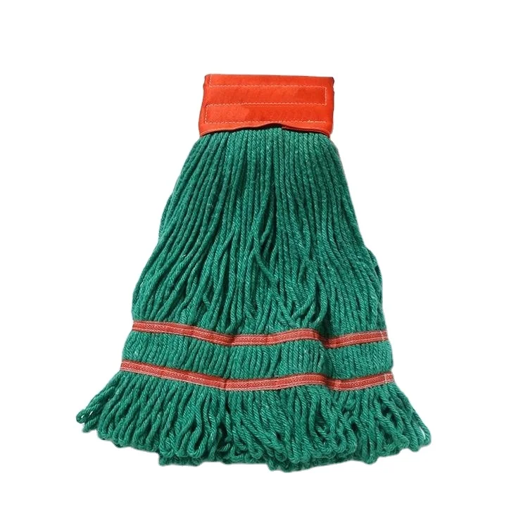Hot Selling Custom Floor Cleaning Commercial Industrial Cotton Mop Heads Replacements