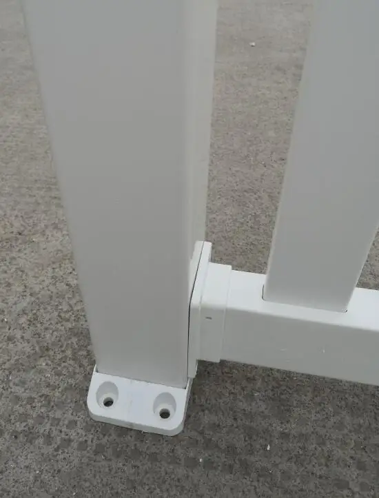 Plastic Privacy Fencing, American Fence, PVC Garden Fence / PVC valla de jardin