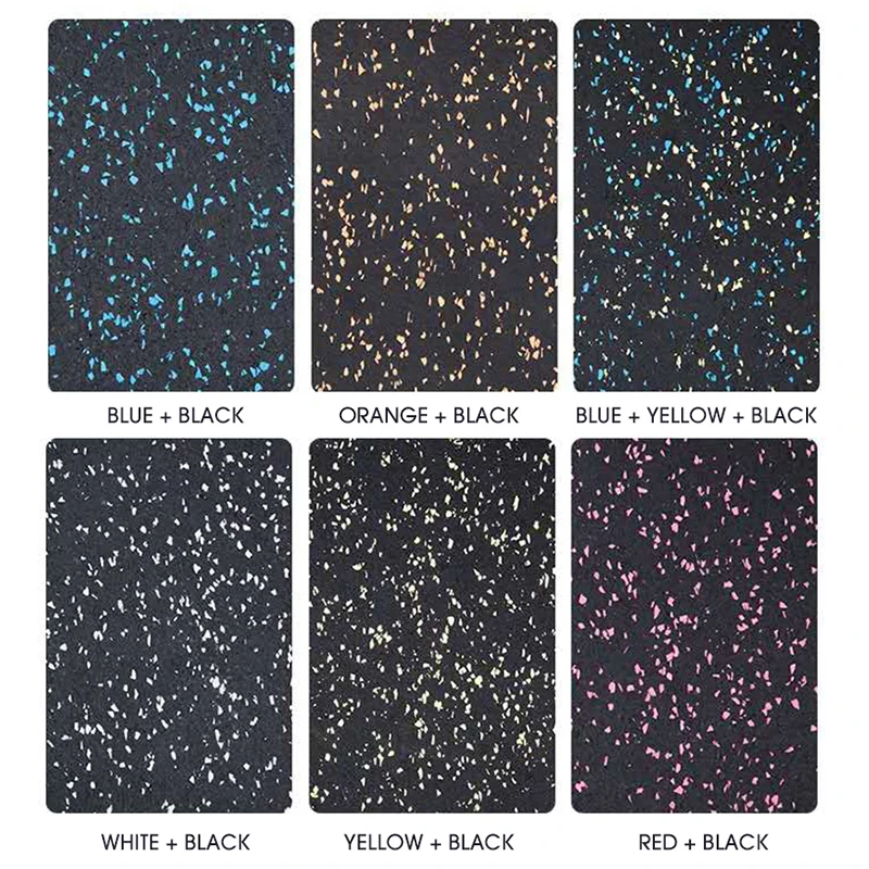 Weight Lifting Gym Crossfit Rubber Floor 1 Inch Thick Rubber Mat With Epdm Granules