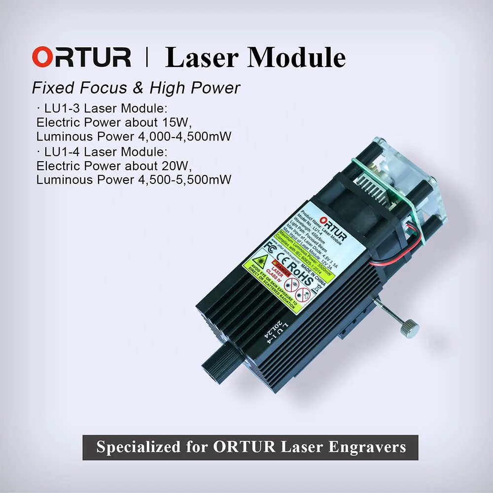 DIY Laser Marking for Metal with 32-bit Motherboard LaserGRBL(LightBurn) 400x430mm Large Engraving Area (LU1-4) Laser Engraver