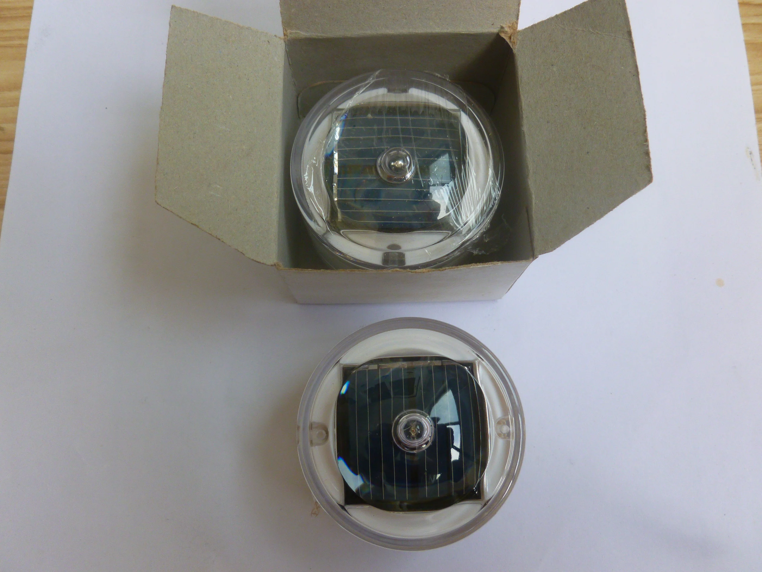 Solar Power LED Rounded Underground Light for Yard Driveway Lawn Pathway Ground deck buried lights