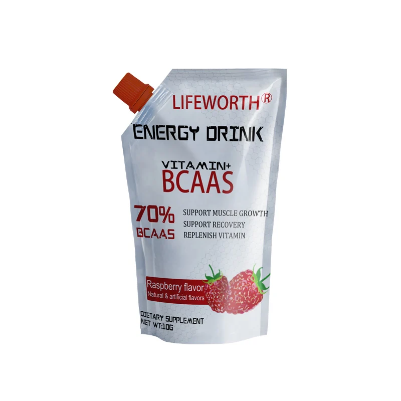 LIFEWORTH частная марка энергетический напиток BCAA после тренировки без сахара витамины B12 сразу сертифицированы ISO