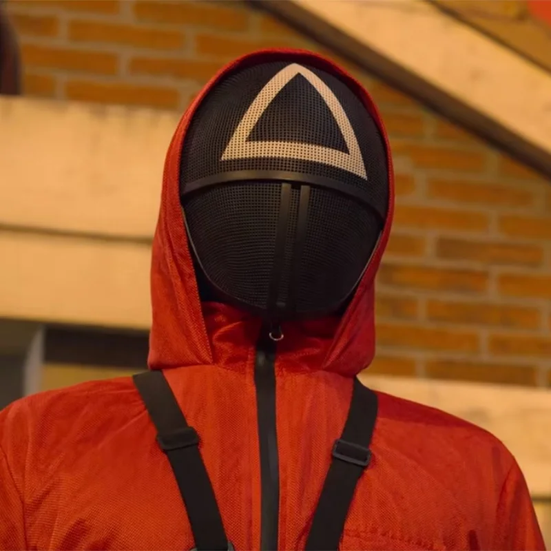 In Stock Halloween Costumes Squid Game Mask Halloween Masks For 2021 Korean Dramas Squid Game