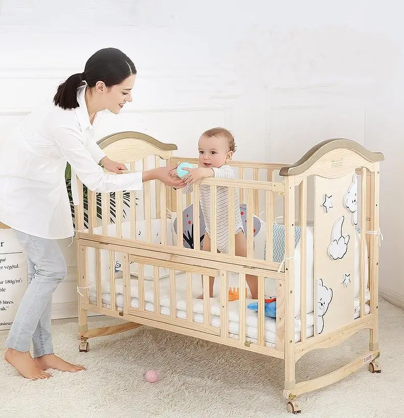 European standard for comfortable and safe solid cribs