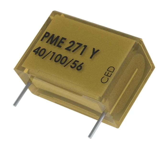 Safety Film Capacitors   PME271Y610MR30  PME271Y  250V 1kVDC 0.1uF  100N 100NF 20% LS=25.4mm  RIFA