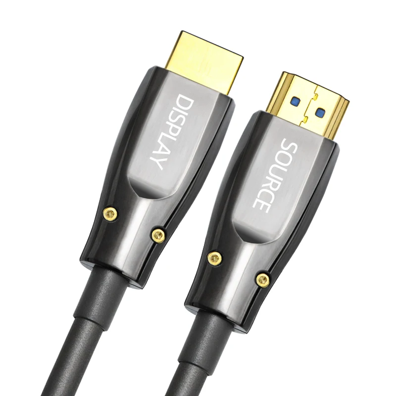 Прочный стальной бронированный ТПЭ оболочка AOC HDMI кабель оптоволоконный 4K Поддержка @ 120hz HDCP 2 3D