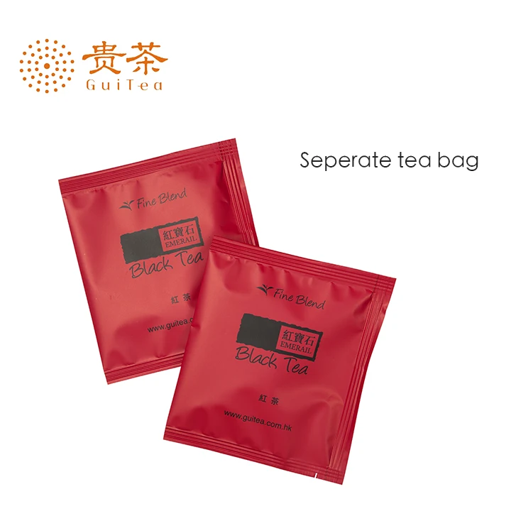 Premium Quality Certified Organic Black Tea in Corn Fiber Tea Bag