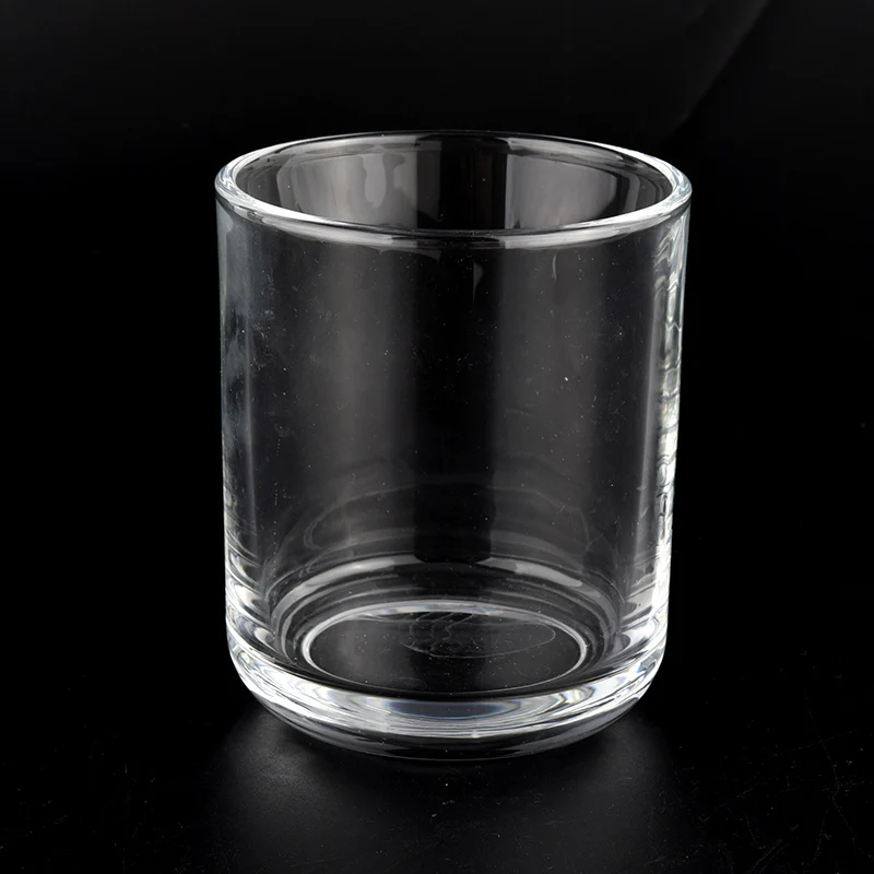 Wholesale Arc Bottom Glass Candle Holder for Home Decor Transparent Candlestick Custom Logo Glass Candle Jar 4 oz   8 oz 10 oz