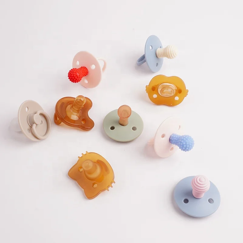 New Pop Eco Friendly Ultra-Light Breast Nipple Liquid Chewable Round Nipple Baby Silicone Pacifier