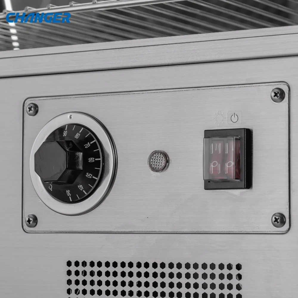 160L Snacks Warmer Display Case Catering Equipment Foodservice Heated Display Showcase with Factory Direct Price