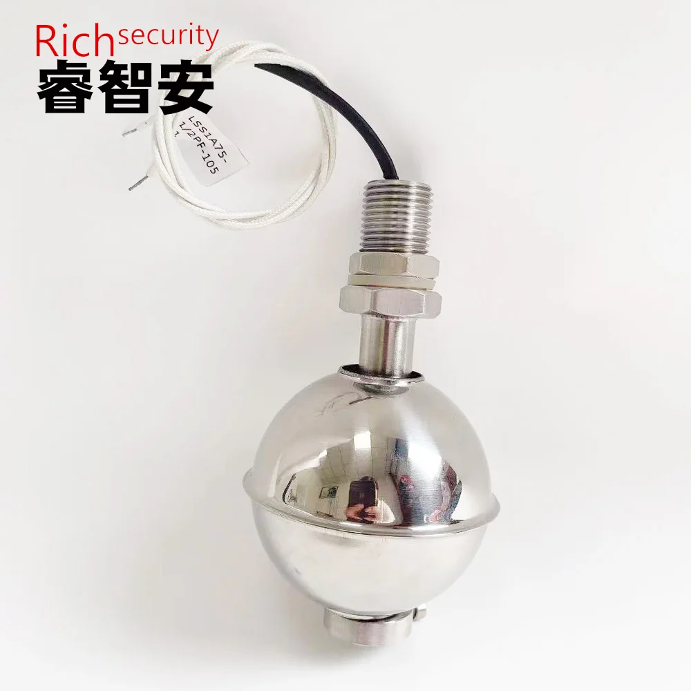 Vertical Installation  Stainless Steel Magnetic Float level Sensors Float Switch Sensor