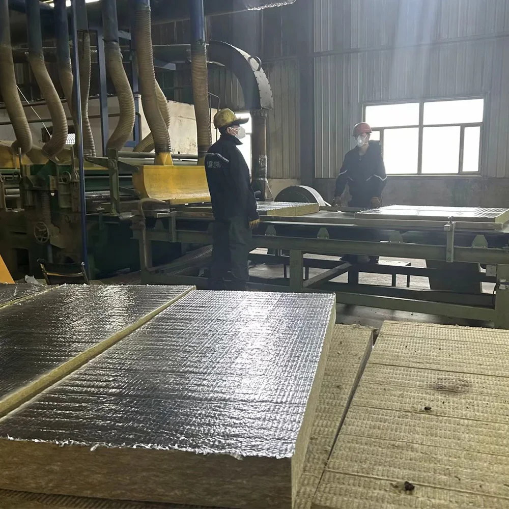 Industrial Design Style Rock Wool Sound Panel Slab Certificate Building Materials Made from Basalt